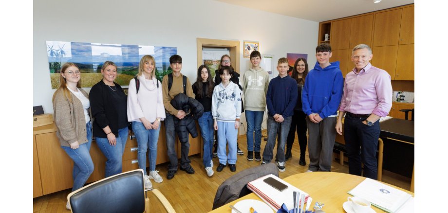 IGS Landstuhl besucht Kreisverwaltung