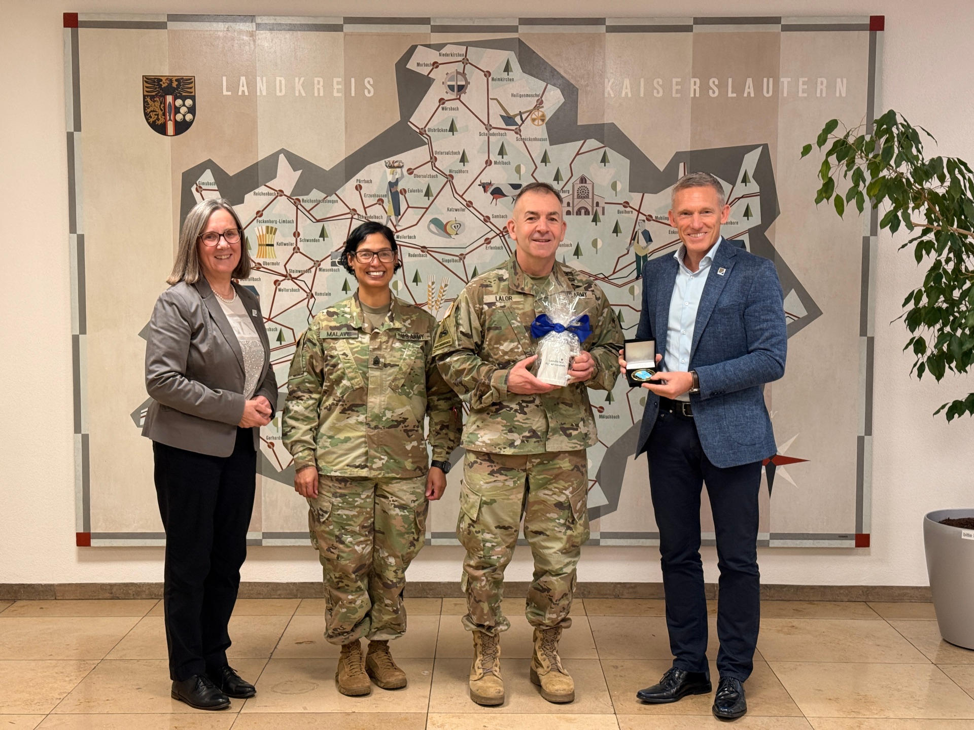 Antrittsbesuch MG Lalor