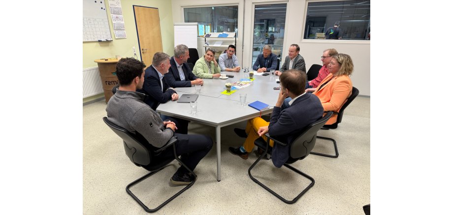 Unternehmensbesuch Landrat bei rema