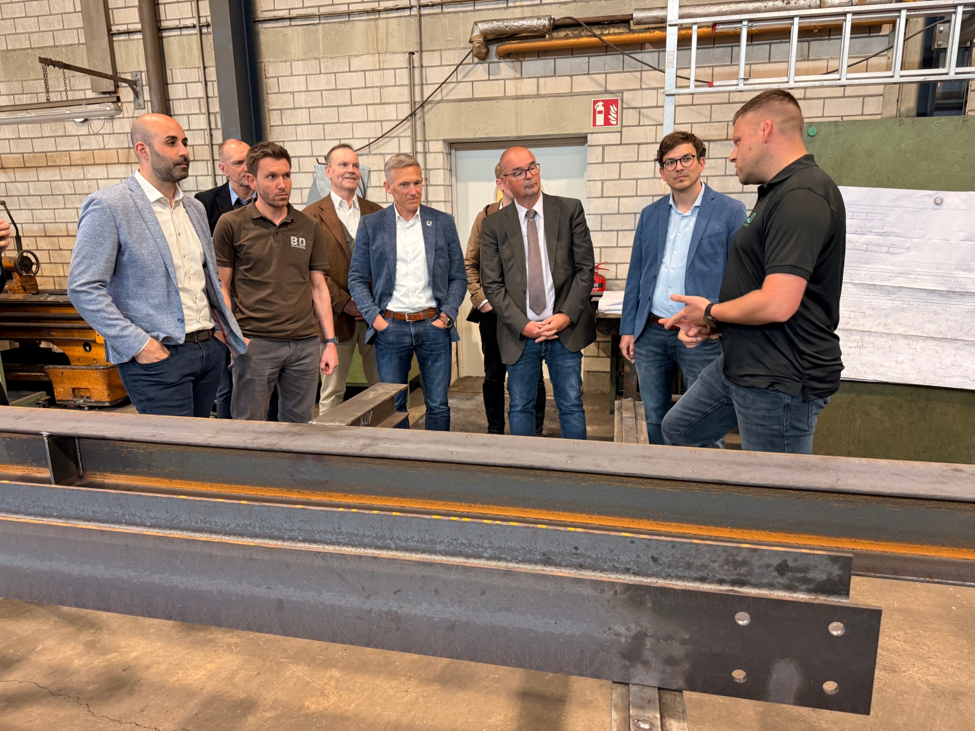 60. Unternehmensbesuch Landrat Leßmeister