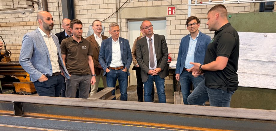 60. Unternehmensbesuch Landrat Leßmeister