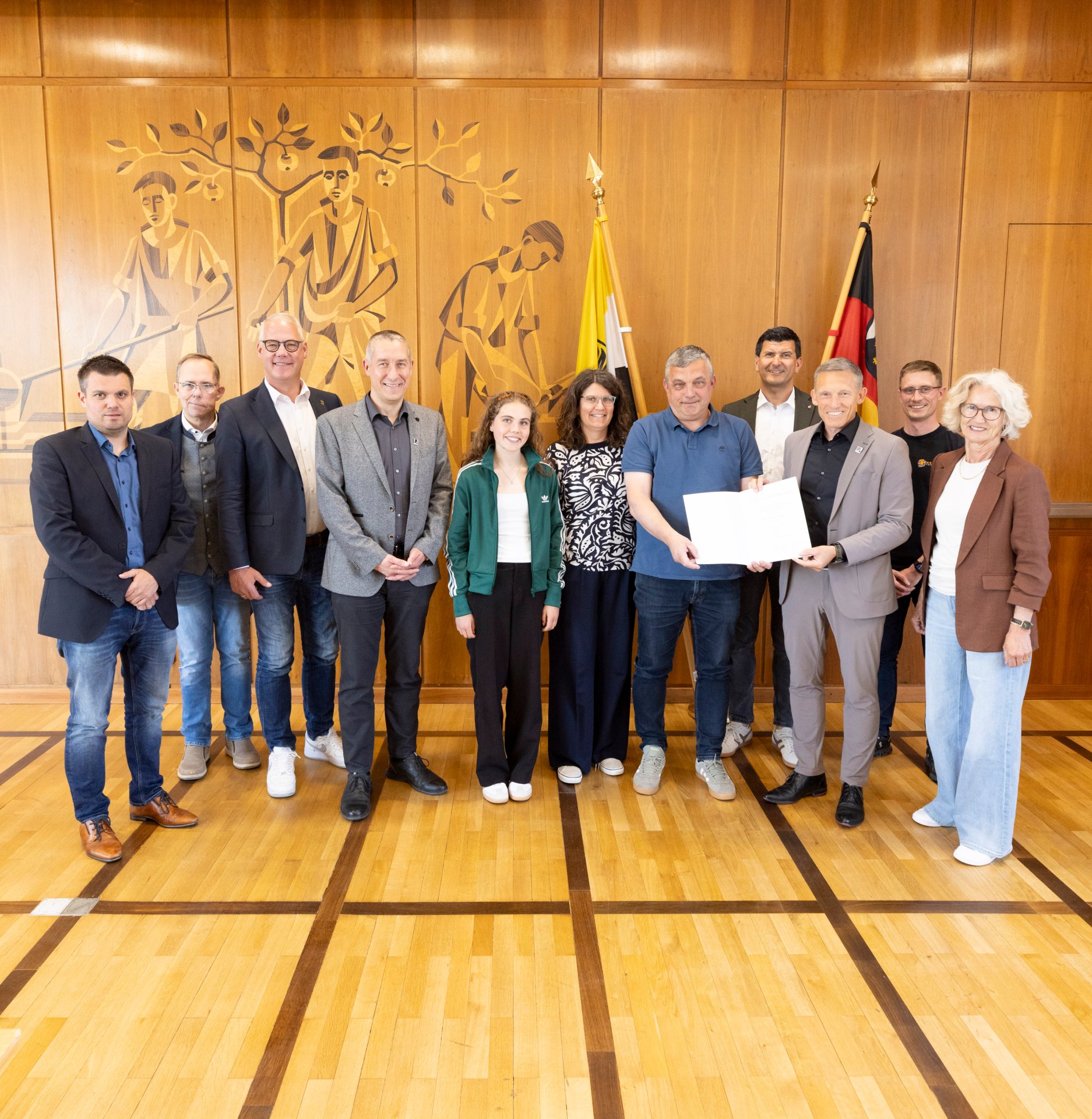 Landesehrennadel für Peter Scherne