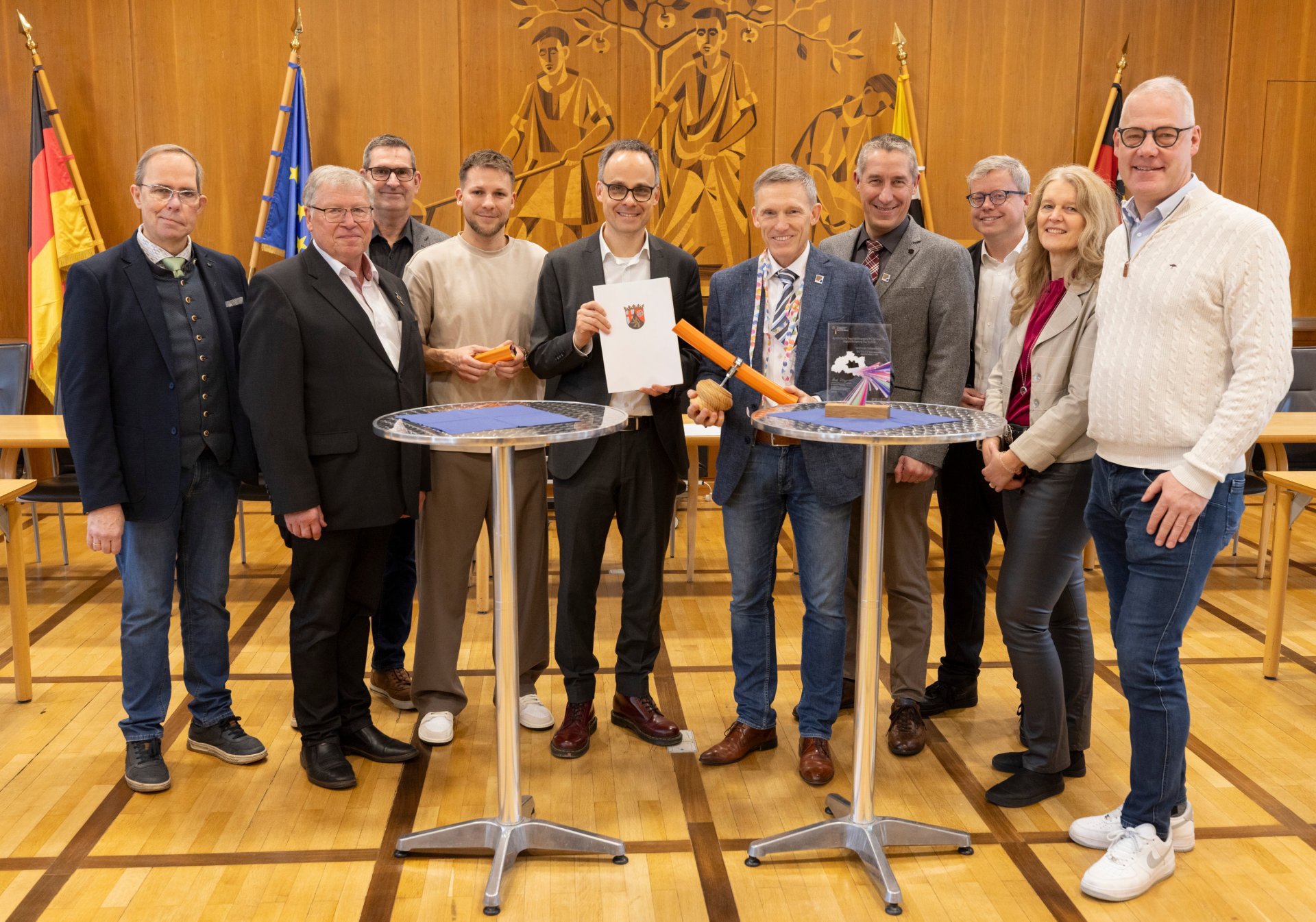 Übergabe Förderbescheid Breitbandausbau Übergabe Förderbescheid Breitbandausbau