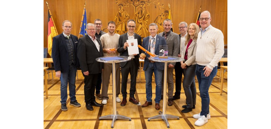 Übergabe Förderbescheid Breitbandausbau