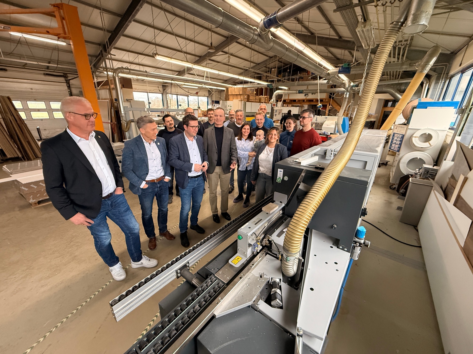 Unternehmensbesuch Landrat bei Fritsch GmbH