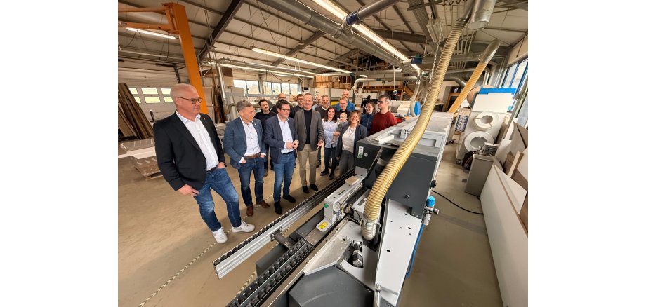 Unternehmensbesuch Landrat bei Fritsch GmbH