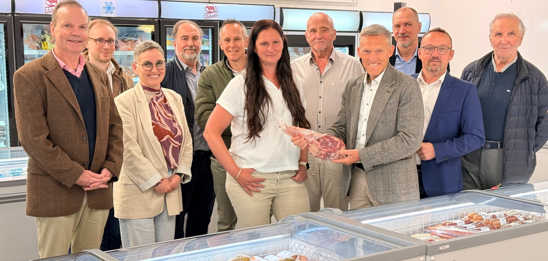 Unternehmensbesuch Landrat Leßmeister bei ZEMO