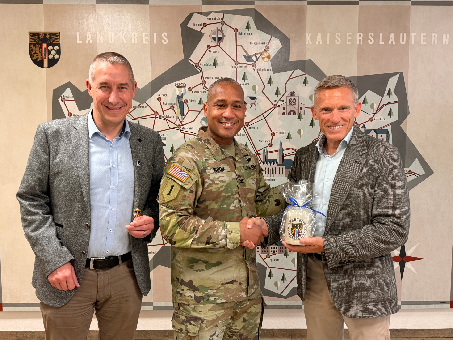 Antrittsbesuch Colonel Jerry L. Wood
